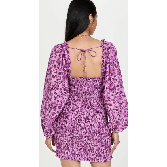 NWT Free People Smock it To Me Mini Dress Size XS - Picture 2 of 7